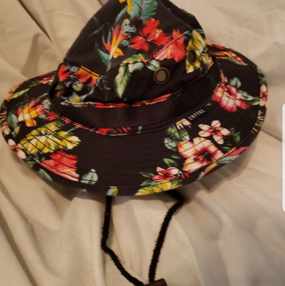 Hawaiian print Empyre 420 Bucket Hat (OBO) - Picture 2 of 4